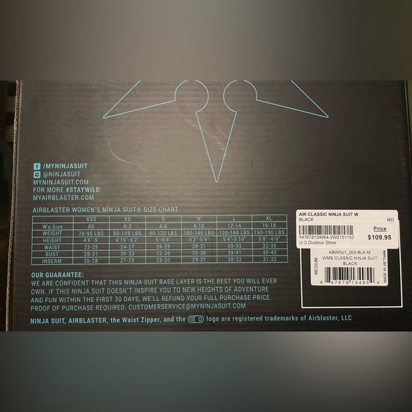 Women’s Air Classic Ninja Suit W (Black) - Picture 4 of 6